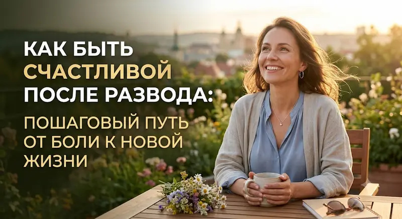 Как быть счастливой после развода: пошаговый путь от боли к новой жизни